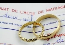 Les procédures d’établissement d’acte de mariage